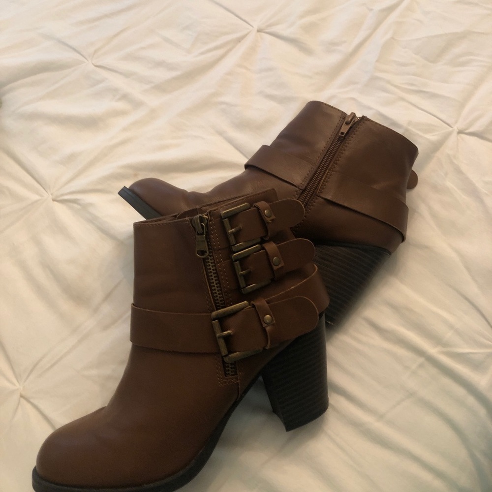 Brown Ankle Booties